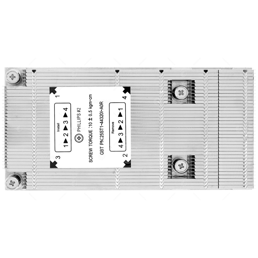 25ST1-44320I-A0R  GIGABYTE NODE HEATSINK SOCKET SP3 FOR GIGABYTE H262-Z63